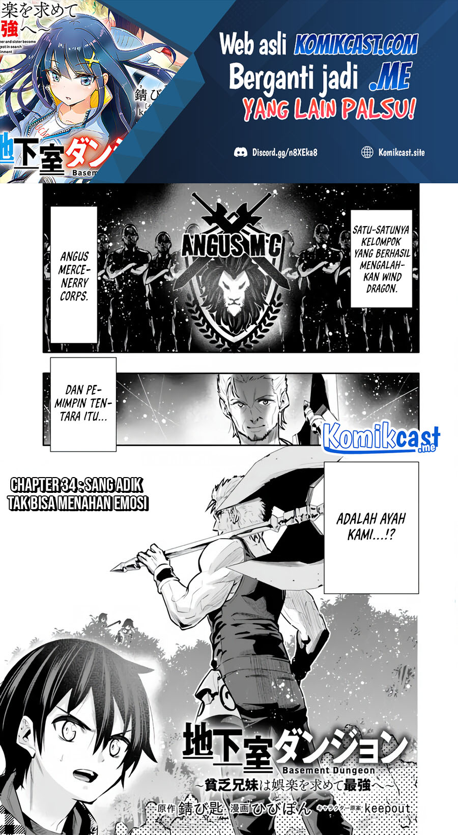 Chikashitsu Dungeon: Binbou Kyoudai wa Goraku o Motomete Saikyou e Chapter 34 Gambar 2